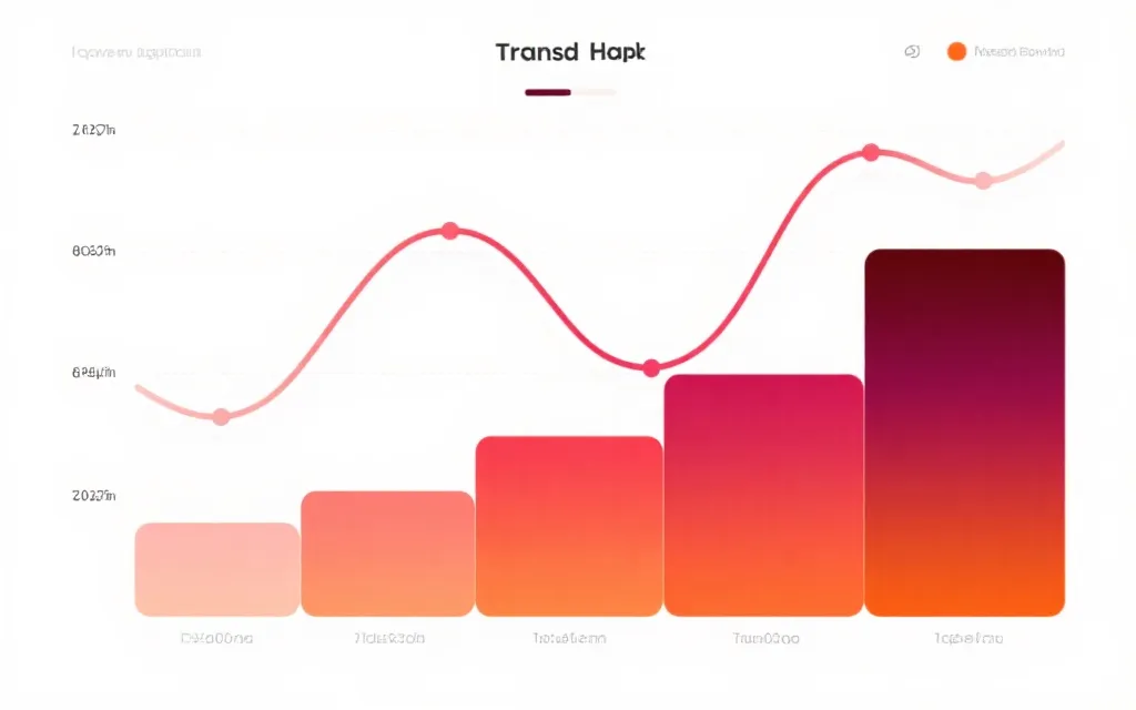 趋势与热力示意图